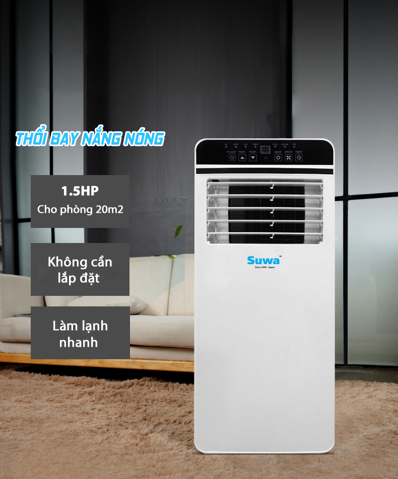 Thiết kế tinh tế của máy lạnh Suwa S450