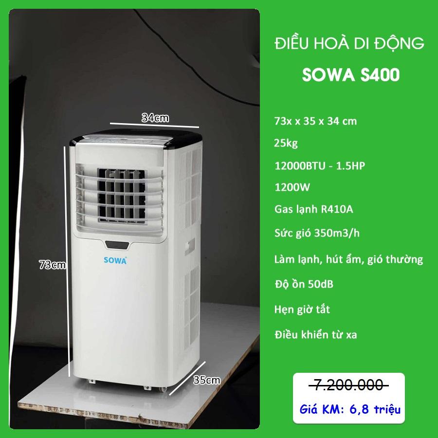 Điều hòa di động Suwa S400 - 12000 BTU
